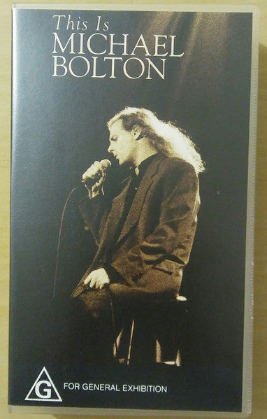 Michael Bolton : This Is Michael Bolton (VHS, PAL)