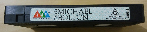 Michael Bolton : This Is Michael Bolton (VHS, PAL)