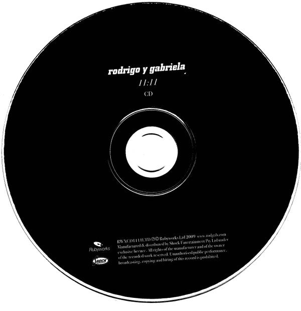 Rodrigo Y Gabriela : 11:11 (CD, Album, Ltd + DVD-V)