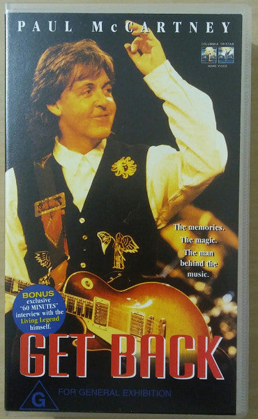 Paul McCartney : Get Back (VHS, PAL)