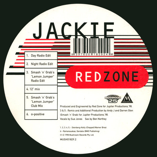 Red Zone* : Jackie (CD, Maxi)