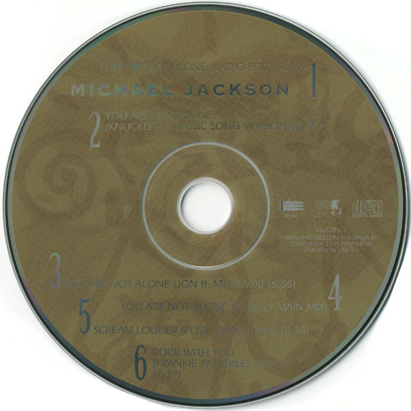 Michael Jackson : You Are Not Alone (CD, Single)