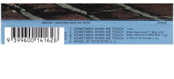 Newton (2) : Sometimes When We Touch (CD, Single)