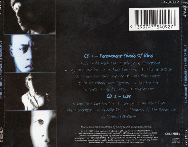 Roachford : Permanent Shade Of Blue (2xCD, Album)