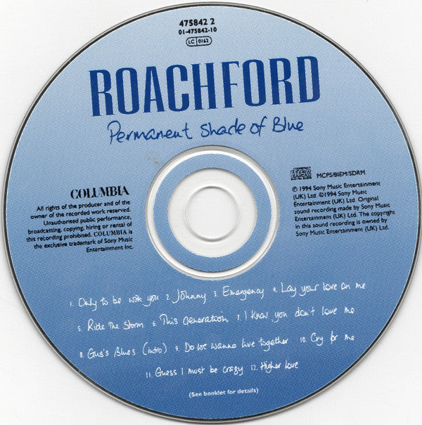 Roachford : Permanent Shade Of Blue (2xCD, Album)
