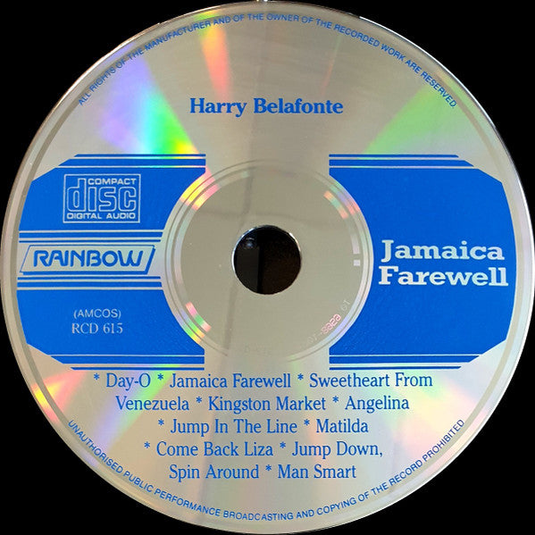 Harry Belafonte : Jamaica Farewell (CD, Comp)
