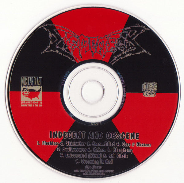 Dismember : Indecent And Obscene (CD, Album)