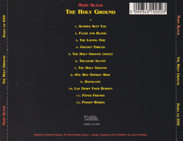 Mary Black : The Holy Ground (CD, Album, Tre)