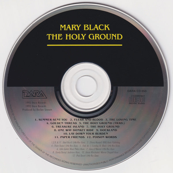 Mary Black : The Holy Ground (CD, Album, Tre)