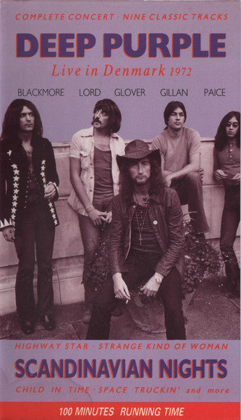Deep Purple : Scandinavian Nights (Live In Denmark 1972) (VHS, Mono, RE, PAL)