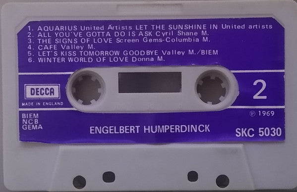 Engelbert Humperdinck : Engelbert Humperdinck (Cass, Album)