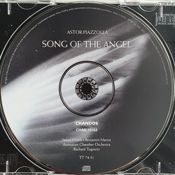 Piazzolla*, James Crabb, Australian Chamber Orchestra, Richard Tognetti : Song Of The Angel (CD, Album)