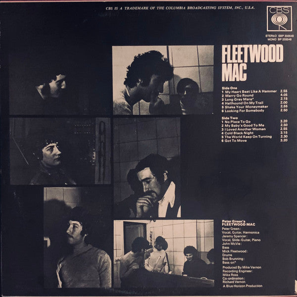 Fleetwood Mac : Peter Green's Fleetwood Mac (LP, Album)