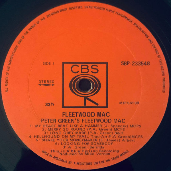 Fleetwood Mac : Peter Green's Fleetwood Mac (LP, Album)