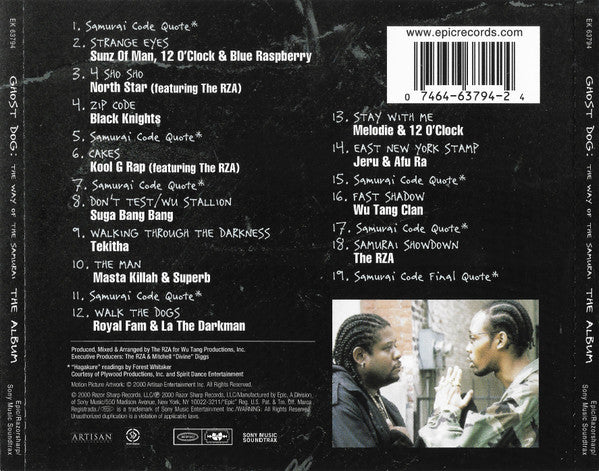 Various : Ghost Dog: The Way Of The Samurai - The Album (CD, Album)