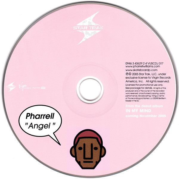 Pharrell* : Angel (CD, Single, Promo, Car)
