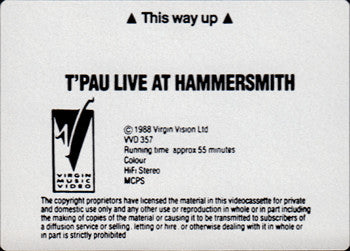 T'Pau : Live At Hammersmith (VHS)