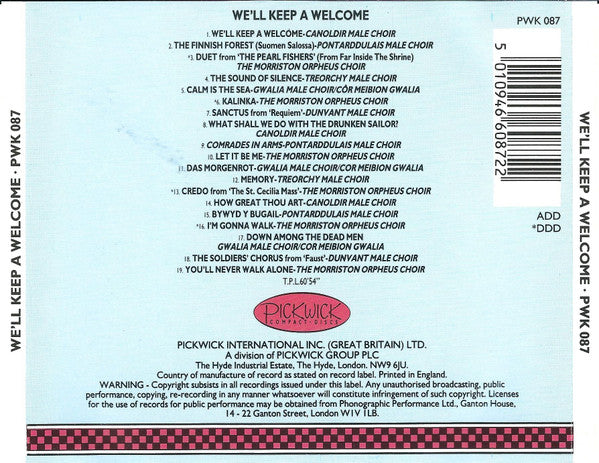 Various : We'll Keep A Welcome (CD, Comp)
