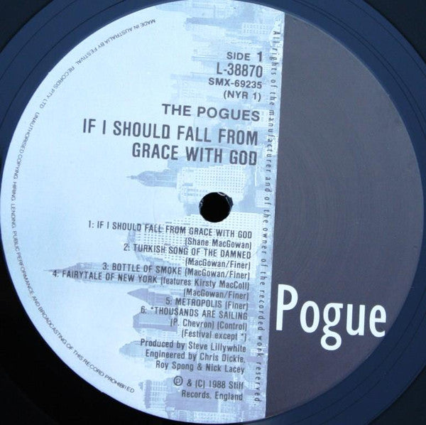 The Pogues : If I Should Fall From Grace With God (LP, Album)
