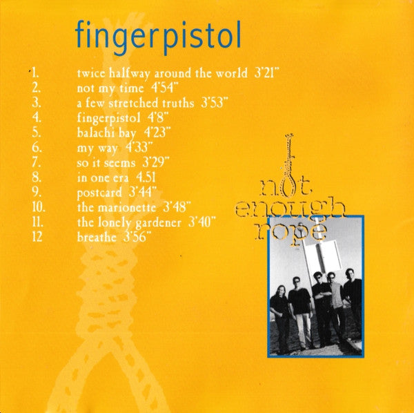 Not Enough Rope : Fingerpistol (CD, Album)