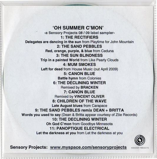 Various : Oh Summer C'mon (CDr, Promo)