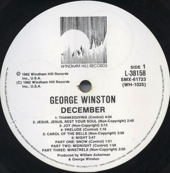 George Winston : December (LP, Album)