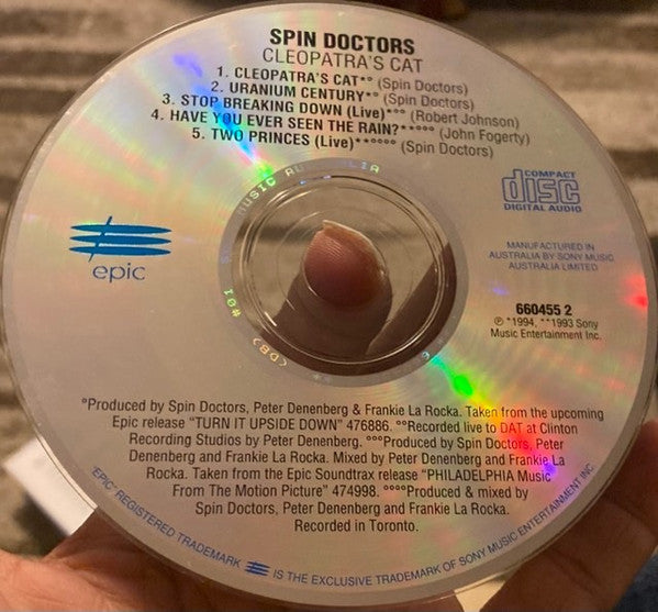 Spin Doctors : Cleopatra's Cat (CD, Single)