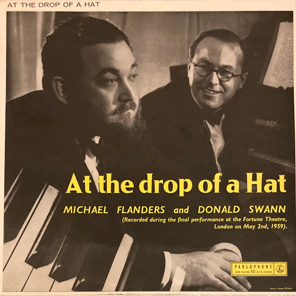 Flanders & Swann : At The Drop Of A Hat (LP, Album, RE)