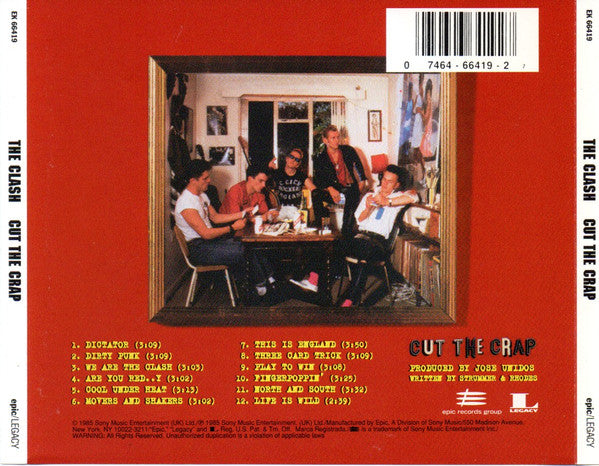 The Clash : Cut The Crap (CD, Album, RE, RM)