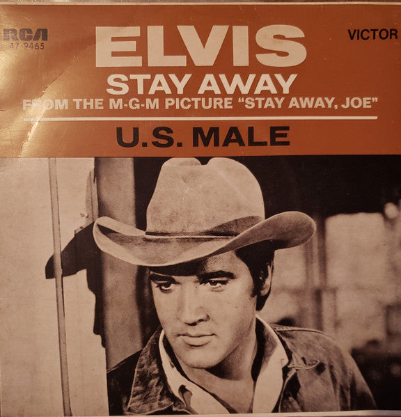 Elvis Presley : Stay Away / US Male (7", Single, RE)
