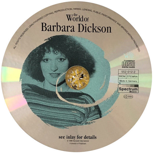 Barbara Dickson : The World Of Barbara Dickson (CD, Comp)