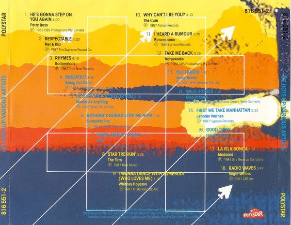 Various : '87 Hots Up (CD, Comp)
