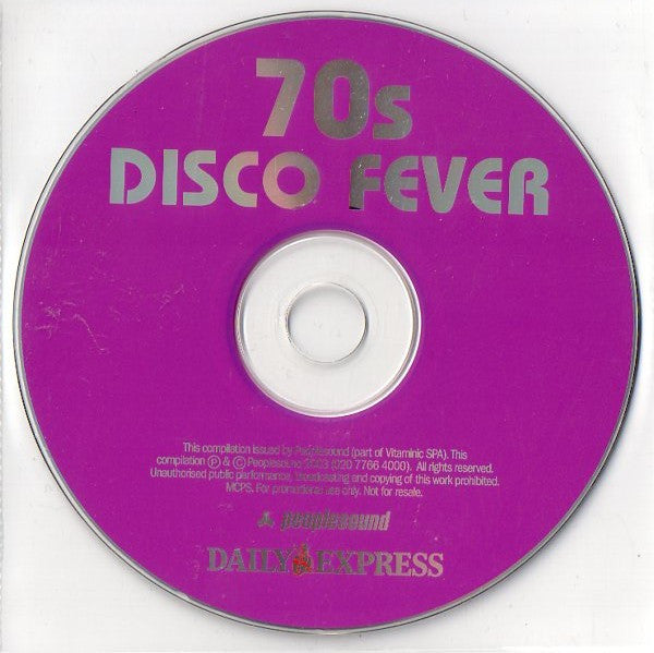 Various : 70s Disco Fever (CD, Comp, Promo)