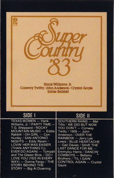Various : Super Country '83 (Cass, Comp, Fus)