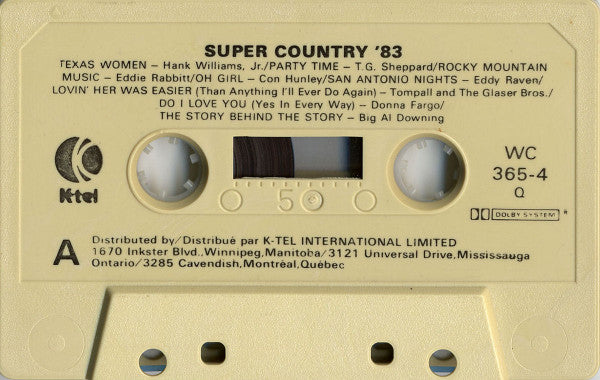 Various : Super Country '83 (Cass, Comp, Fus)