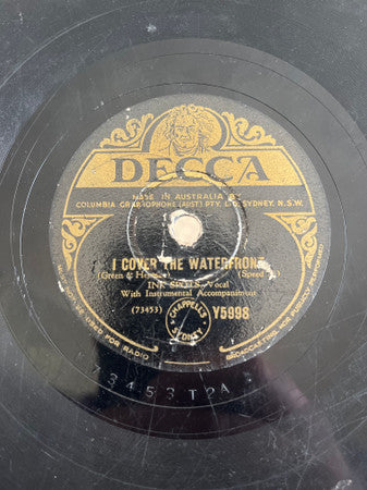 Ink Spots* : Prisoner Of Love / I Cover The Waterfront (Shellac, 10")