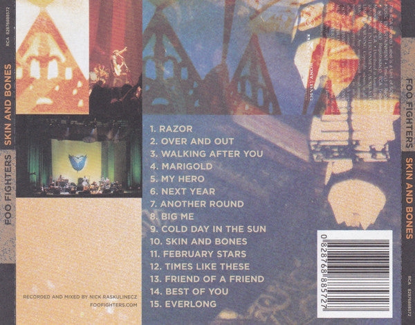 Foo Fighters : Skin And Bones (CD, Album)