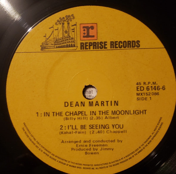 Dean Martin : Hits Again (7", Single)