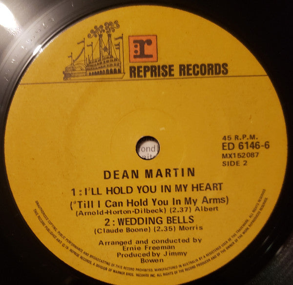Dean Martin : Hits Again (7", Single)