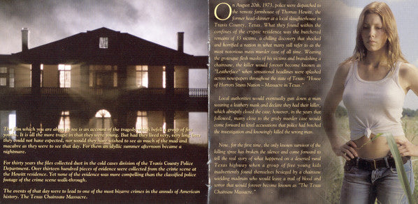 Steve Jablonsky : The Texas Chainsaw Massacre (Original Motion Picture Soundtrack) (CD, Album)