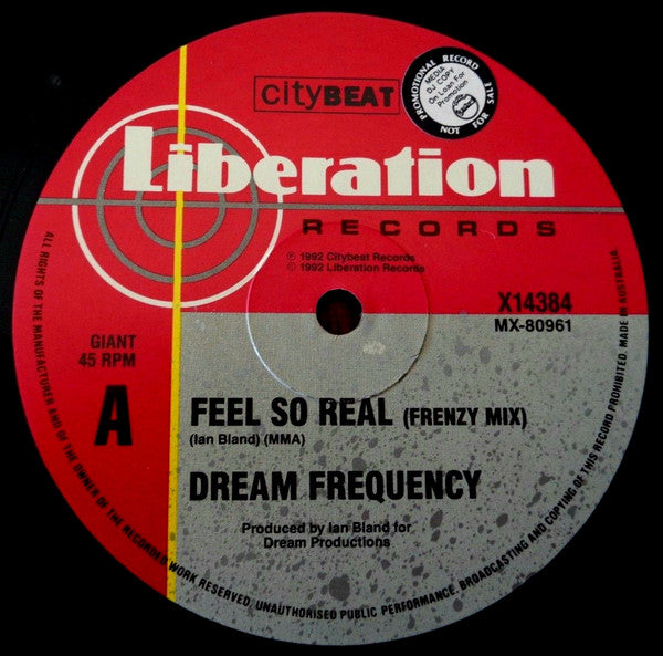 Dream Frequency : Feel So Real (12")