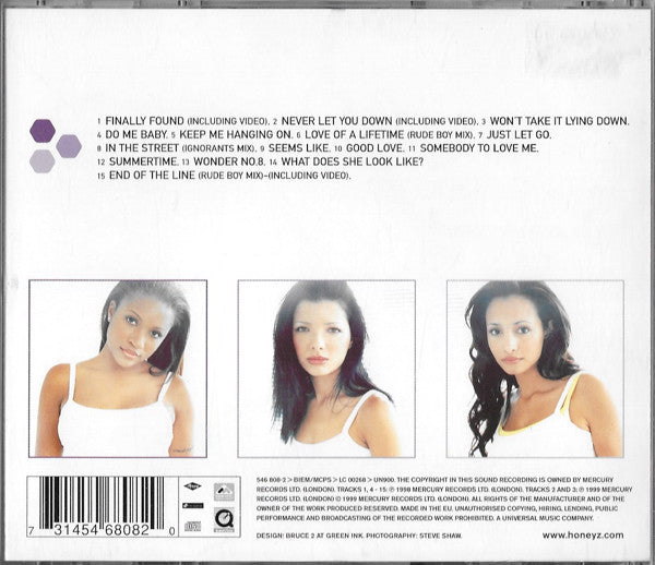 Honeyz : Wonder No. 8 (CD, Album, Enh, RE)