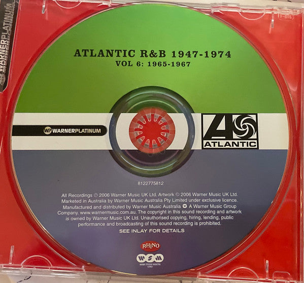 Various : Atlantic R&B 1947-1974 - Volume 6: 1965-1967 (CD, Comp)