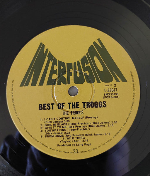 The Troggs : Best Of The Troggs (LP, Comp, Mono)