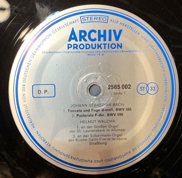 Bach* · Walcha* : Hi-Fi Orgel (LP)