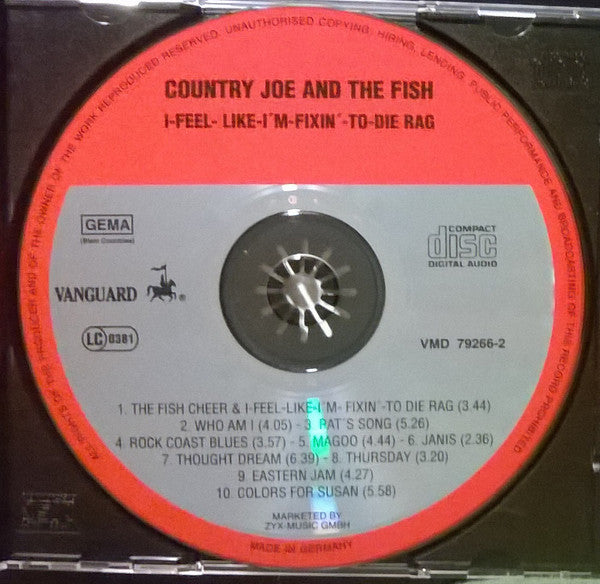 Country Joe And The Fish : I-Feel-Like-I'm-Fixin'-To-Die (CD, Album, RE, RM)