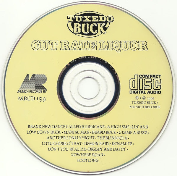 Tuxedo Buck : Cut Rate Liquor (CD, Album)