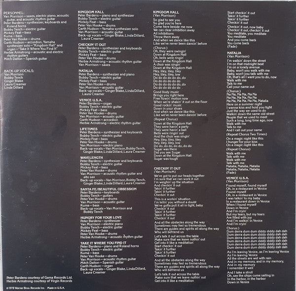 Van Morrison : Wavelength (LP, Album)