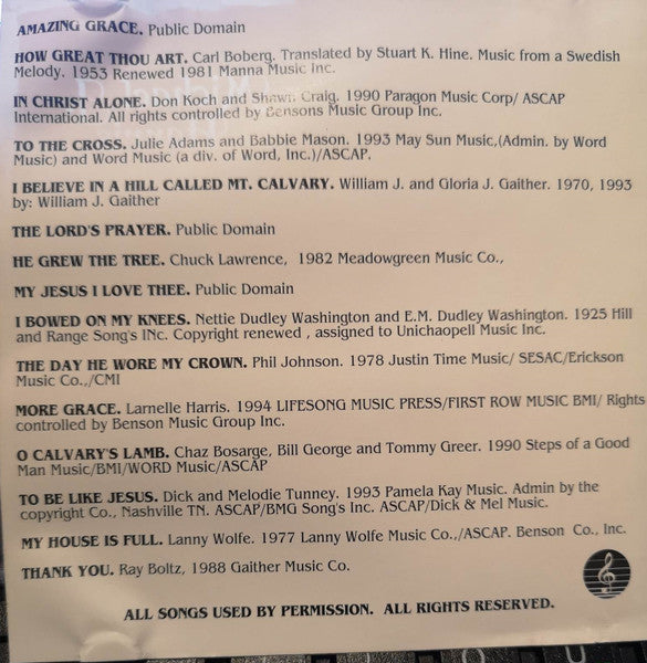 Michael J. Harris : In Christ Alone (CD, Album)