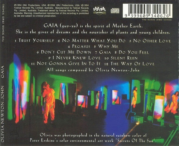 Olivia Newton-John : Gaia (CD, Album)